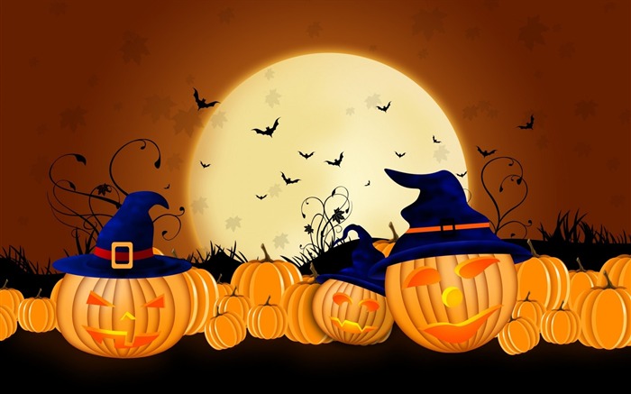 2015 Happy Halloween Holiday Wallpaper 05 Vistas:6480