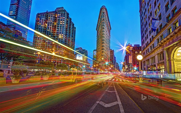 Flatiron Building de New York-Octobre 2015 Bing Fond d'écran Vues:8846