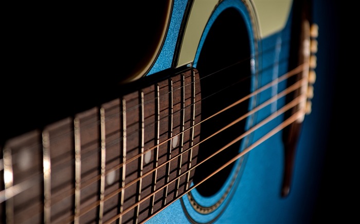 Guitar music macro-Music HD Wallpaper Views:14823 Date:2015/10/29 8:28:54