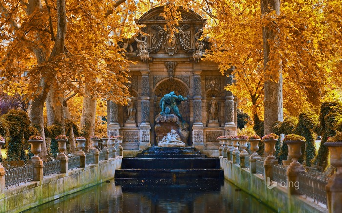 Jardin du Luxembourg à Paris-Octobre 2015 Bing Fond d'écran Vues:13169