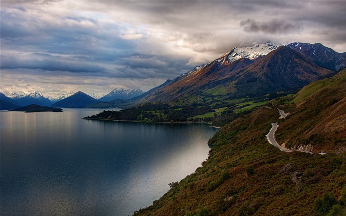 Road Spectacular new zealand-HD Fondos de Escritorio Vistas:7882