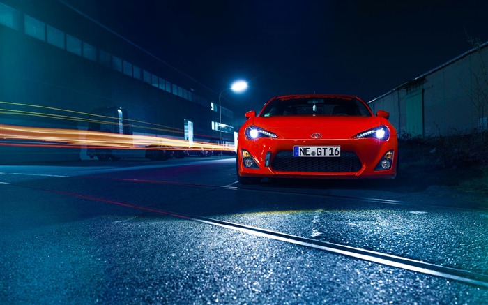 Toyota gt86 vermelho-papel de parede de alta qualidade Visualizações:11455