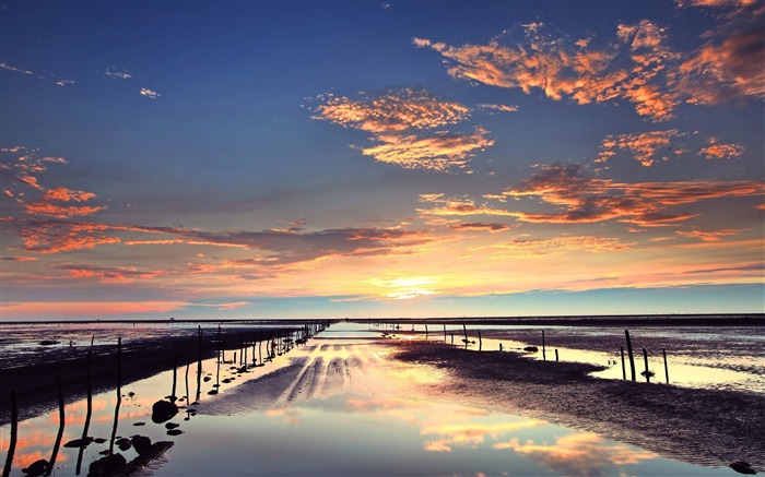 natureza mar céu nuvens-Paisagem HD Wallpapers Visualizações:10386