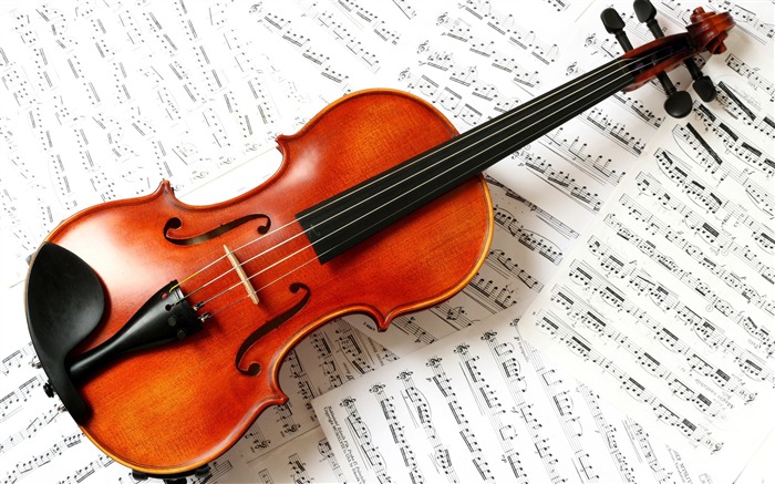 violin and notes-Music HD Wallpaper Views:16535 Date:2015/10/29 8:37:36