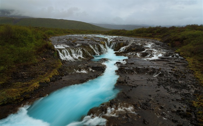 Bruarfoss waterfall iceland-Travel HD Wallpaper Views:7910 Date:2015/11/9 5:29:57