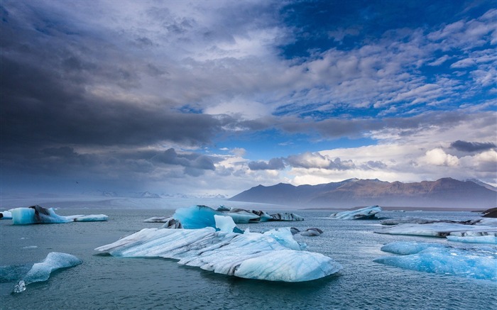 アイスランドの氷の風景-自然写真のHDの壁紙 ブラウズ:12742