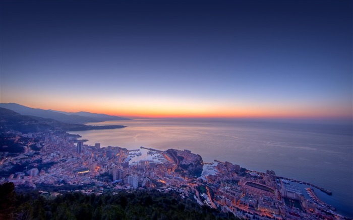 Monte carlo noche-Scenery fondo de pantalla HD Vistas:10050