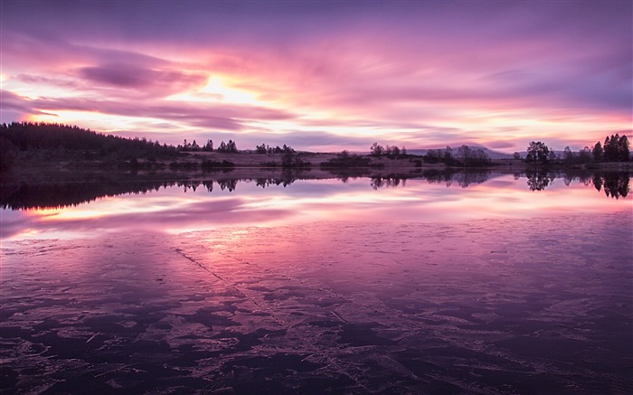 Loch Violet lac Rusky-HD Widescreen Fond d'écran Vues:9633