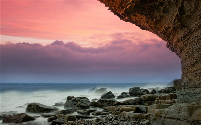 Skye island coast-Nature Photo fondo de pantalla HD Vistas:9900