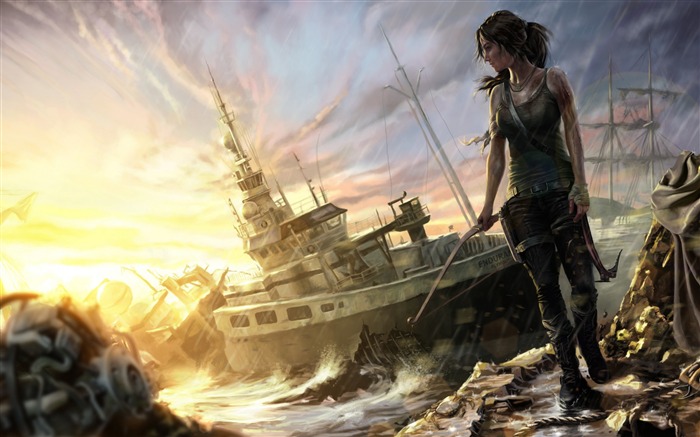 Tomb Raider Lara Croft Game - Fondos de pantalla HD 12 Vistas:13500