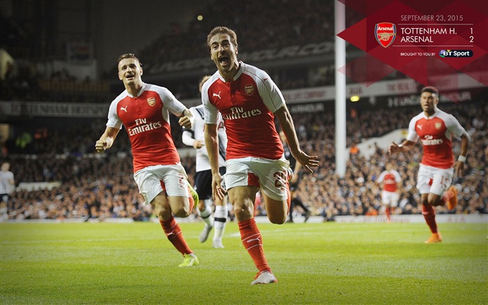 Tottenham Hotspur 1-2 Arsenal-Futebol Wallpaper Visualizações:8287