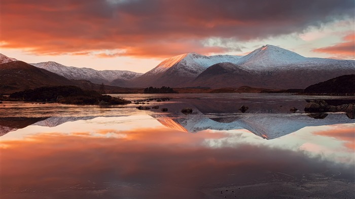 Loch nah achlaise ecosse-Haute Qualité HD Fond d'écran Vues:7644