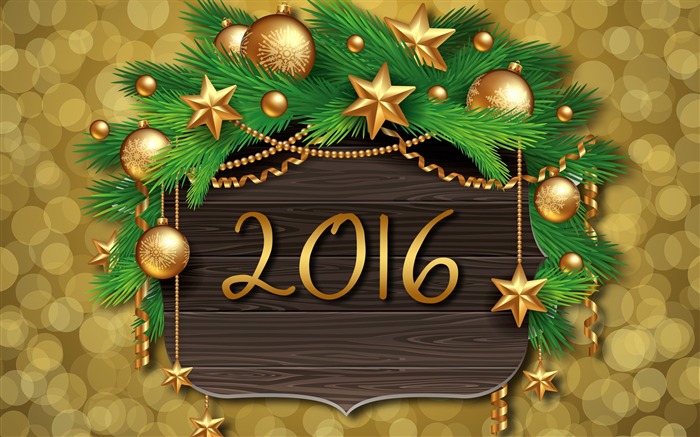 2016 feliz año nuevo HD Theme Wallpaper 07 Vistas:7227