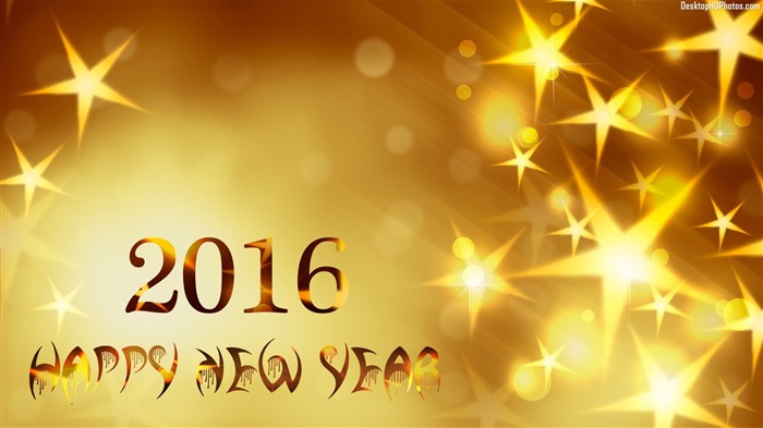 2016 New Year HD Theme Fond d'écran Vues:6547