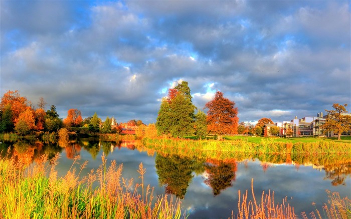 Paisagem bonita - papel de parede da fotografia HDR Visualizações:9425