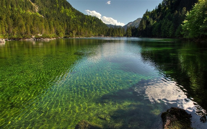 Clear water crystal lake-HDR Fotografía Fondo de pantalla Vistas:12028