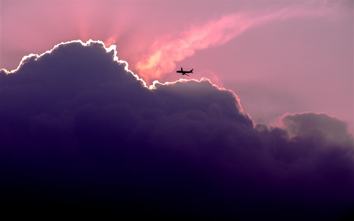 Plane sky clouds-2015 High Quality Wallpaper Views:8267 Date:2015/12/14 6:32:23