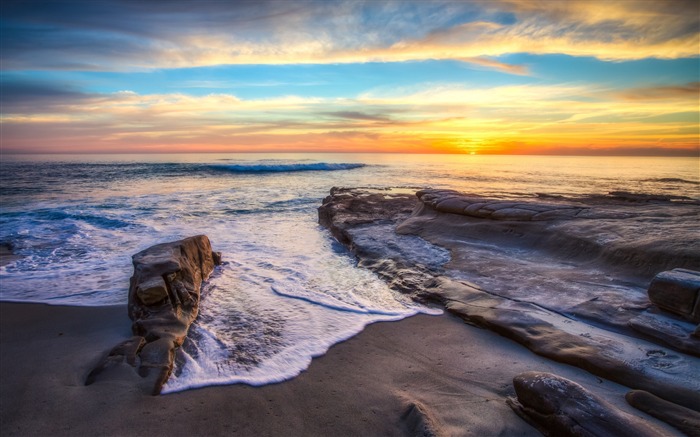 San diego beach beautiful-Nature theme wallpaper Views:9079 Date:2015/12/6 3:08:02