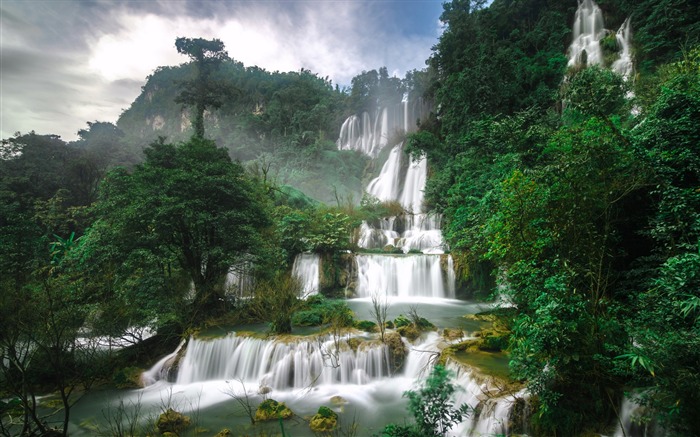 Cachoeira Tailândia cascata-Paisagem HD Wallpaper Visualizações:12444