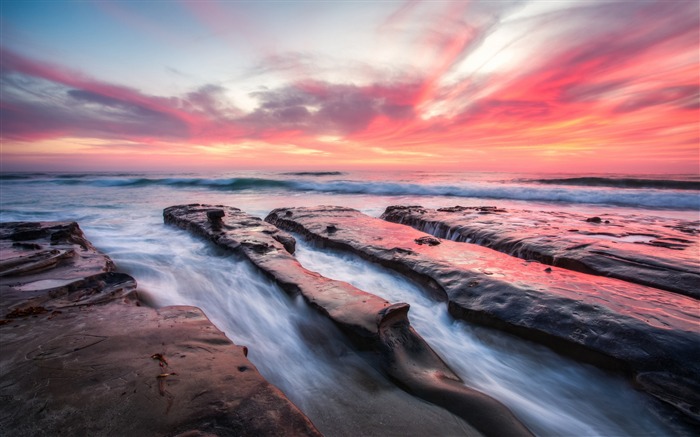 la jolla sunset-Nature theme wallpaper Views:8400 Date:2015/12/6 2:29:47