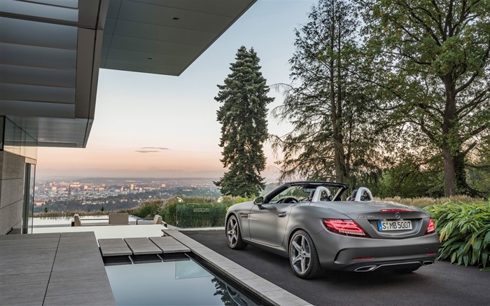 2016 Mercedes-Benz SLC Auto HD Fond d'écran Vues:6704