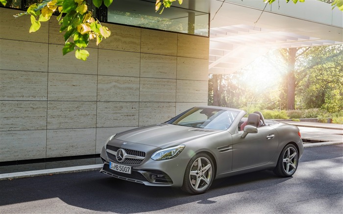 2016 Mercedes-Benz SLC Auto HD Fond d'écran Vues:25550