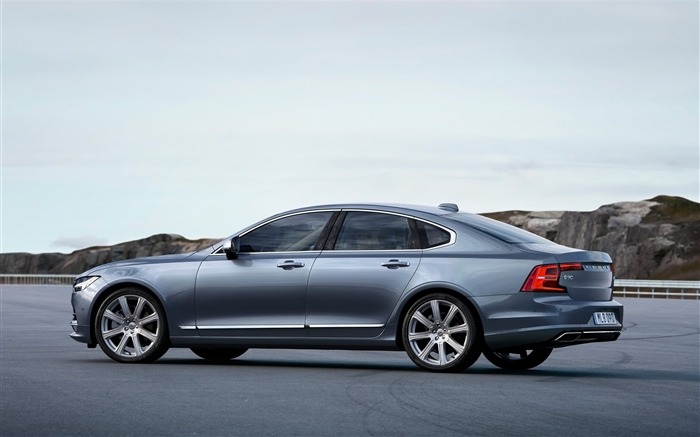 2016 Volvo S90 Prestige Auto Blue Série HD Fond d'écran Vues:8180