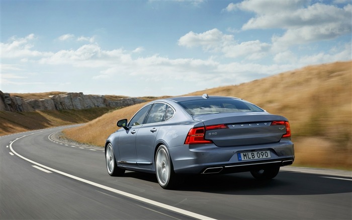 2016 Volvo S90 Prestige Auto Blue Série HD Fond d'écran Vues:8278