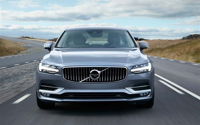 2016 Volvo S90 Prestige Auto Blue Série HD Fond d'écran Vues:7228