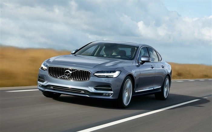 2016 Volvo S90 Prestige Auto Blue Série HD Fond d'écran Vues:8112