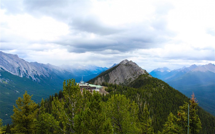 Parque nacional de Banff alberta Canadá-Naturaleza foto fondo de pantalla HD Vistas:7453