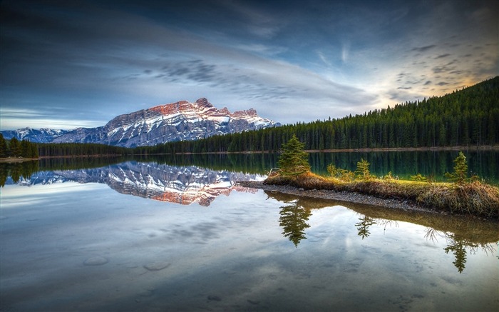 Banff national park lake-Nature Photo fondo de pantalla HD Vistas:8159