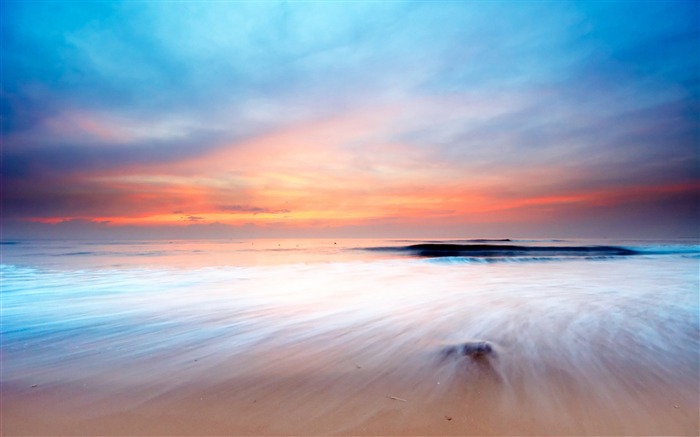 Calm beach-HD Fondos de escritorio Vistas:13868