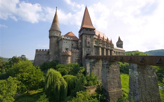 Corvin castle hunedoara-Architectural HD Wallpapers Visualizações:9403