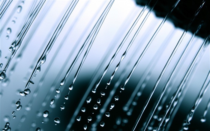 Drops jets water flow-Macro theme wallpaper Views:8829 Date:2016/1/31 5:59:42