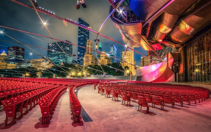 Jay pritzker pavilion-HD Desktop Wallpaper Visualizações:8557