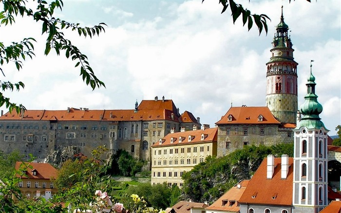 Krumlov República Checa-Arquitectónico HD Wallpapers Visualizações:7033