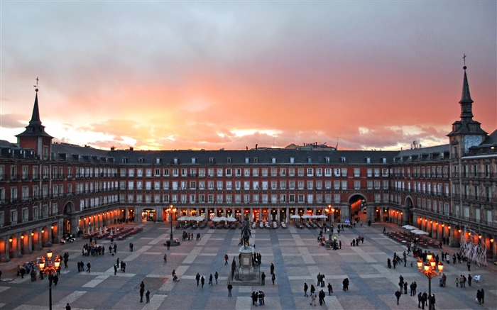 Centro de exposiciones de Madrid España - Papel pintado de escritorio de alta calidad Vistas:10338