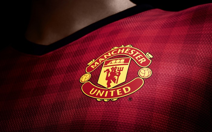 Manchester United-Logo Brand Sports fondo de pantalla HD Vistas:9176