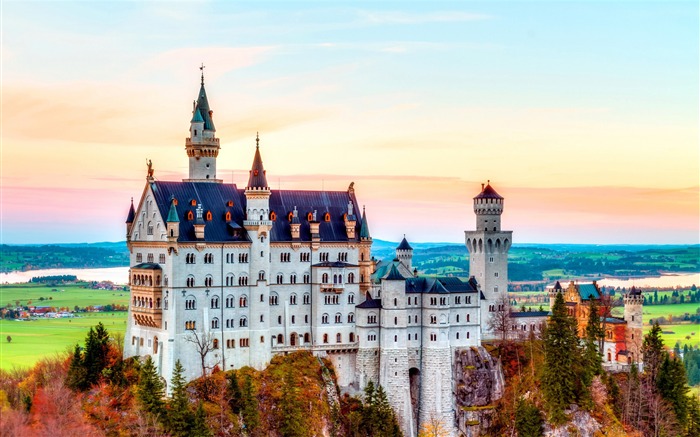 Neuschwanstein castle germany-Architectural HD Wallpapers Visualizações:14852