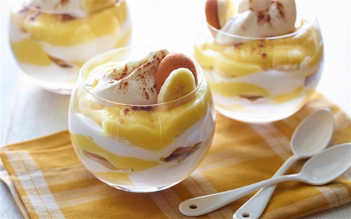 Pudding banana fruit-High Quality Fondos de Escritorio Vistas:7104