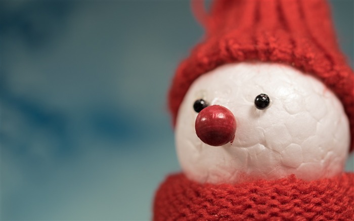 Snowman hat scarf-High Quality HD Wallpaper Views:7392 Date:2016/1/6 4:45:14