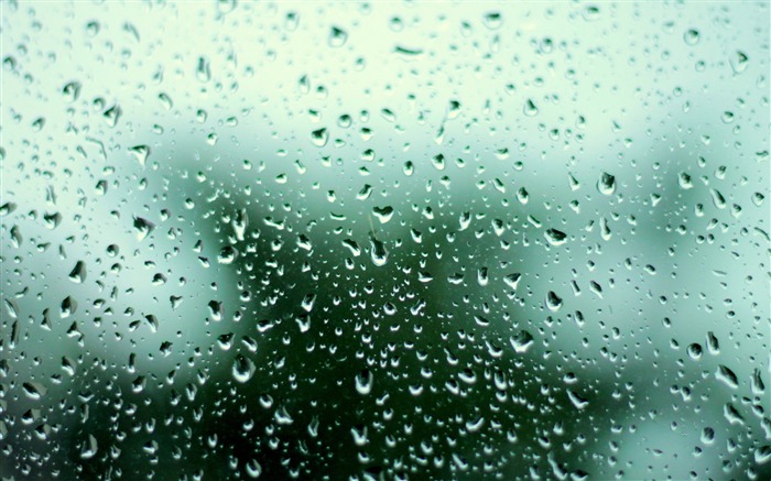 Spring glass storm rain drops water-Macro theme wallpaper Views:9224 Date:2016/1/31 6:10:32