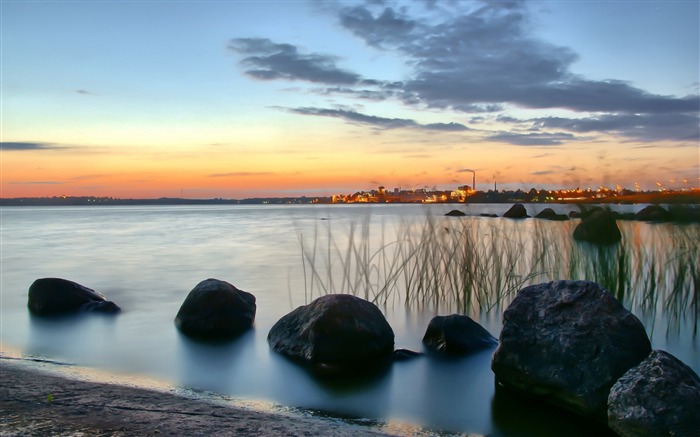 Shore calm beach-HD Fondos de Escritorio Vistas:8963