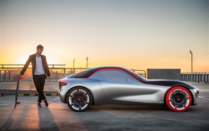 2016 Opel GT Concept Auto HD Wallpaper 07 Visualizações:6830