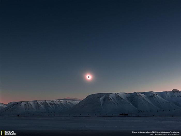 Spitsbergen 일식 - 2015 내셔널 지오그래픽 바탕 화면 찾아보기 :8324