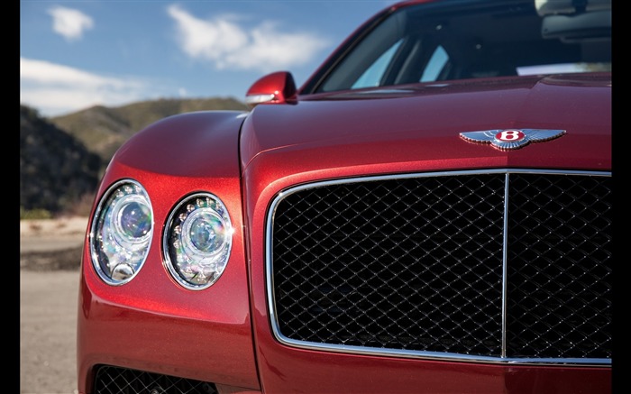 2016 Red Bentley Flying Spur V8 S HD Wallpaper 03 Visualizações:7577