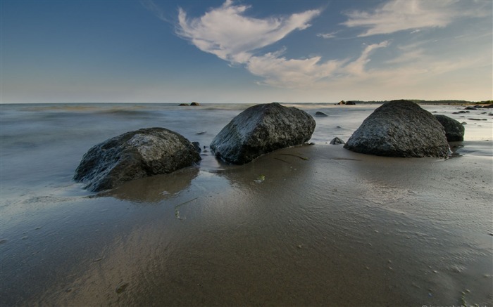 Plage Trois Pierres-Allemagne Rugen HD Fonds d'écran Vues:7490