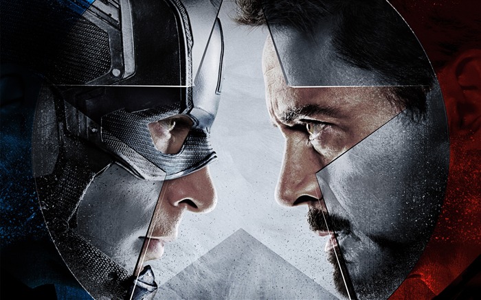 Captain America vs Iron Man-Film haute qualité Fonds d'écran Vues:9430