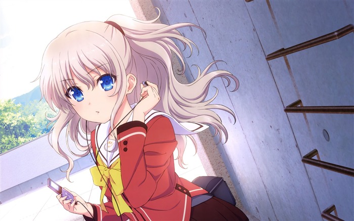 Charlotte tomori nao girl-Anime Design fondo de pantalla HD Vistas:19064